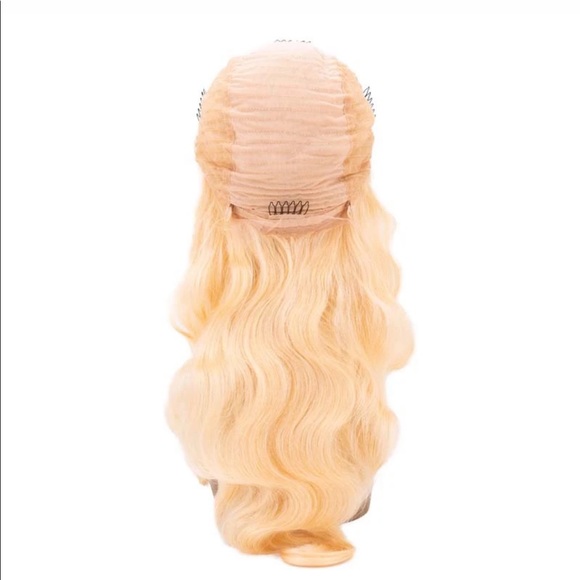 NEW Brazilian Blonde Body Wave Full Lace Wig 12” main image 6